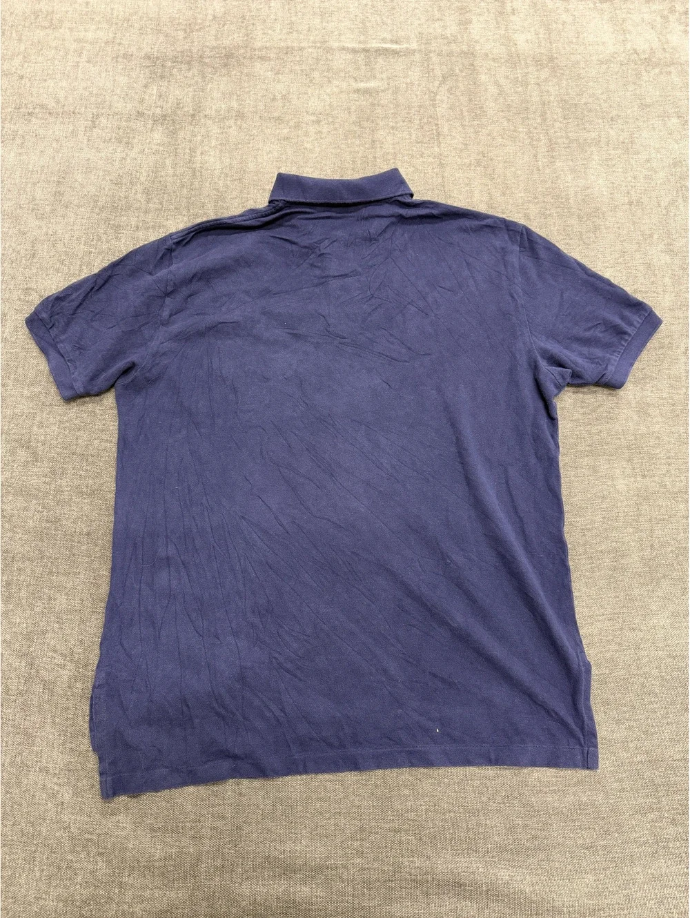 Polo Ralph Lauren Classic Fit Navy Blue Cotton Polo Shirt XL